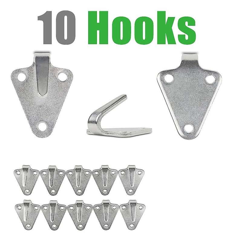 Three-hole Waterproof Tarpaulin Hook Iron Plate Hook for Trailers