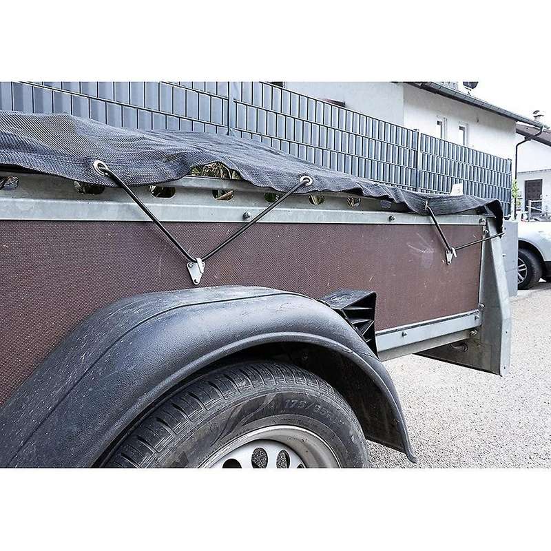 Three-hole Waterproof Tarpaulin Hook Iron Plate Hook for Trailers