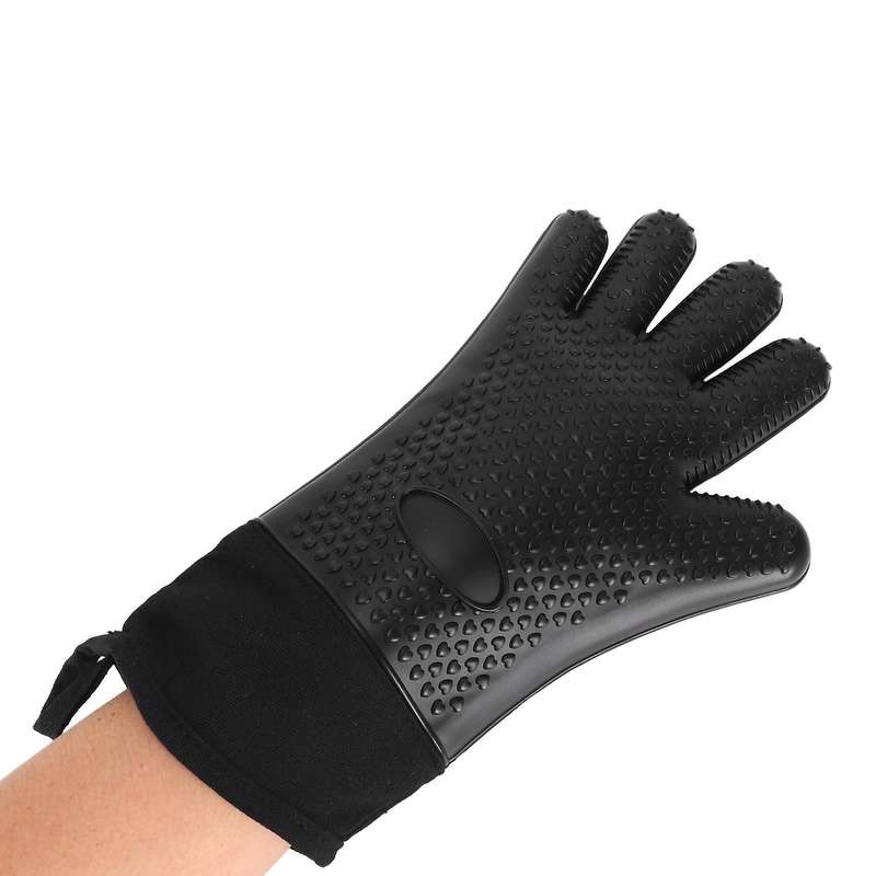 Heat-resistant Waterproof Silicone Gloves for Kitchen Cooking, 2 Pack