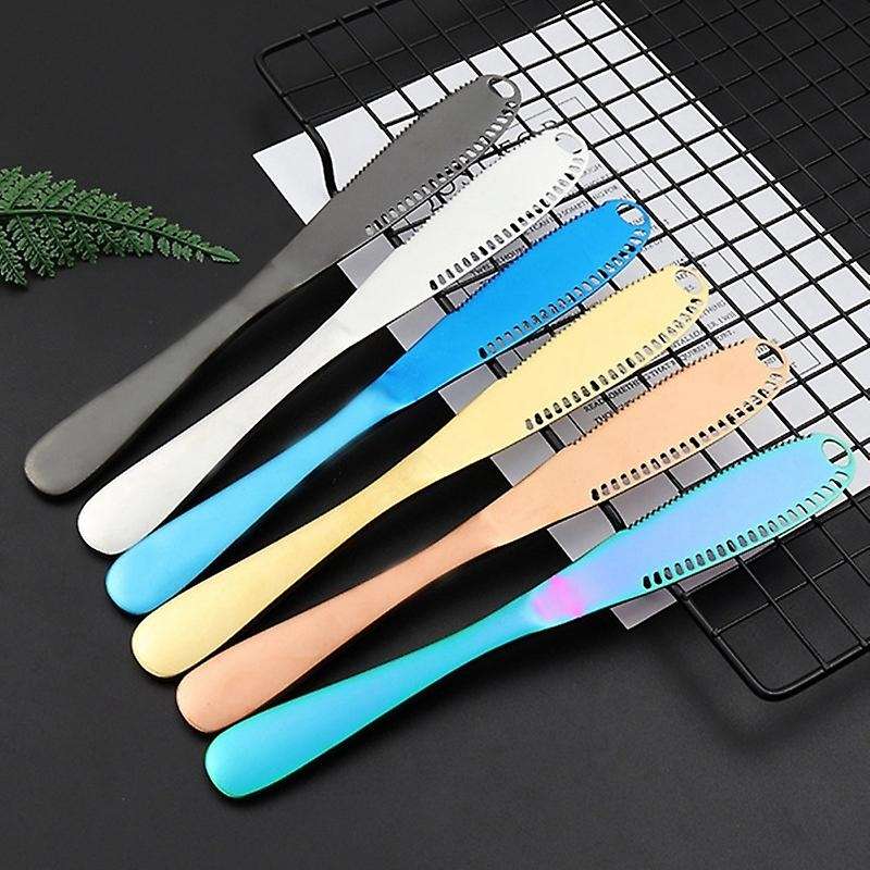 4pcs Stainless Steel Butter Knife Dessert Tools Breakfast Tool