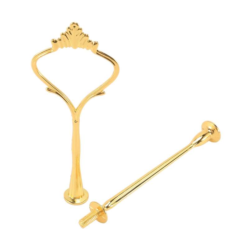 6 Set Tray Hardware for Cake Stand 3 Tier Cake Stand Fitting(gold)