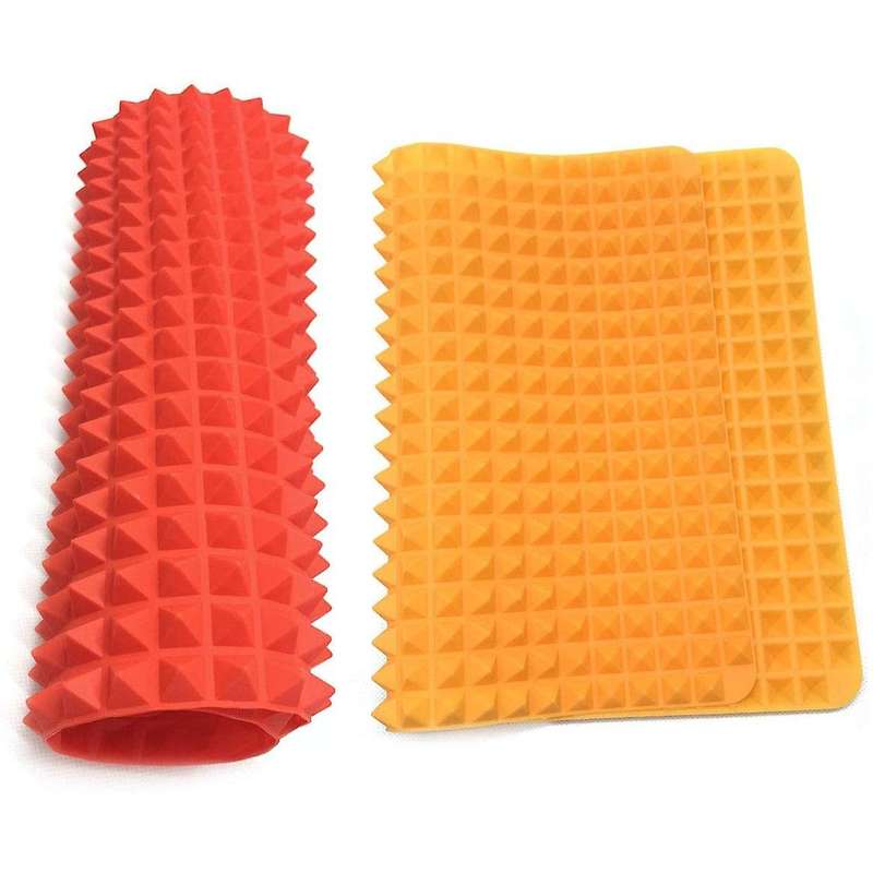 Pyramid Baking Mats,non Stick Reusable Bakeware Pan for Grilling Bbq