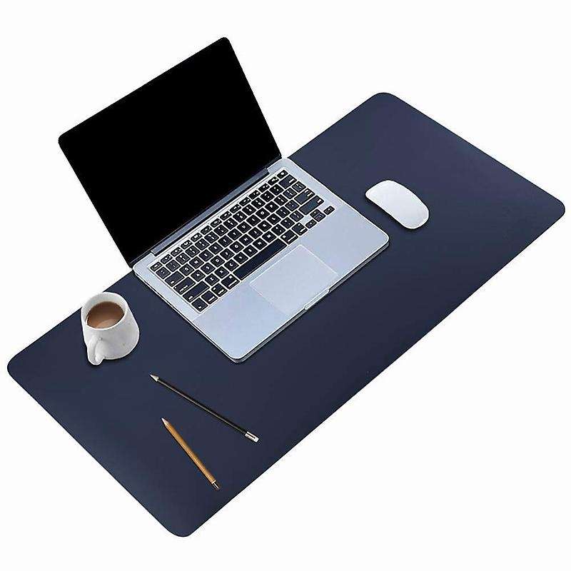 Desk Pad Office Desktop Protector 31.5 Inch X 15.7 Inch, Leather Mat