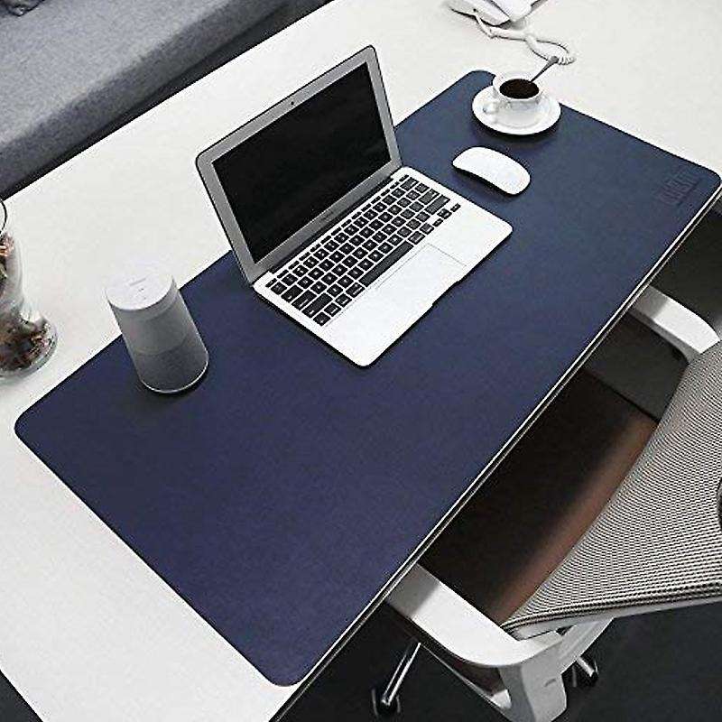 Desk Pad Office Desktop Protector 31.5 Inch X 15.7 Inch, Leather Mat