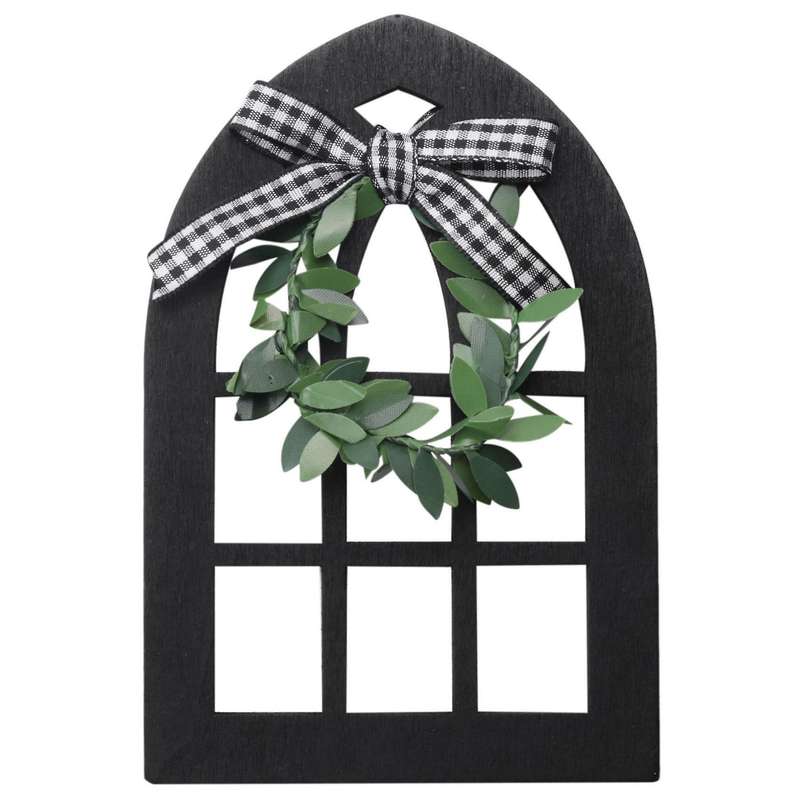 6pcs Wooden Farmhouse Tray Decoration Plaid Rustic Farmhouse Decor