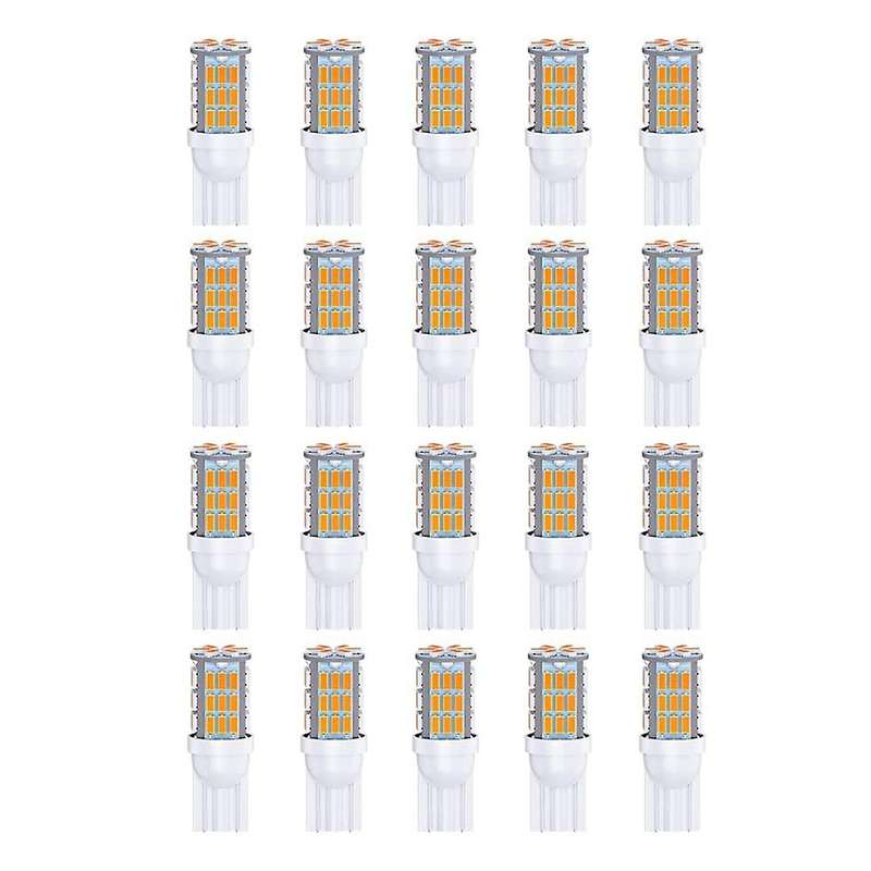 T10 921 194 168 175 Led Bulbs 20-packs, Rv Trailer Lights, Warm White