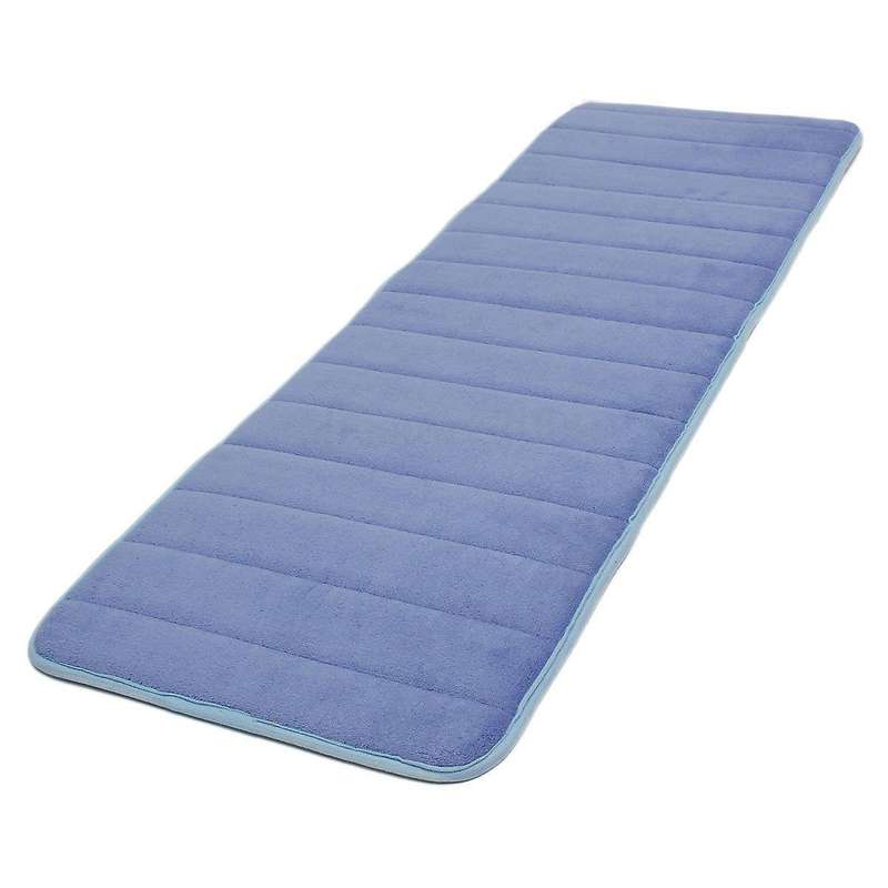120x40cm Absorbent Nonslip Memory Foam Floor Mat Carpet Dark Blue