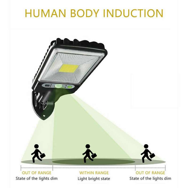 Led Light Solar Lamp Motion Sensor Street Light Garden Yard Light