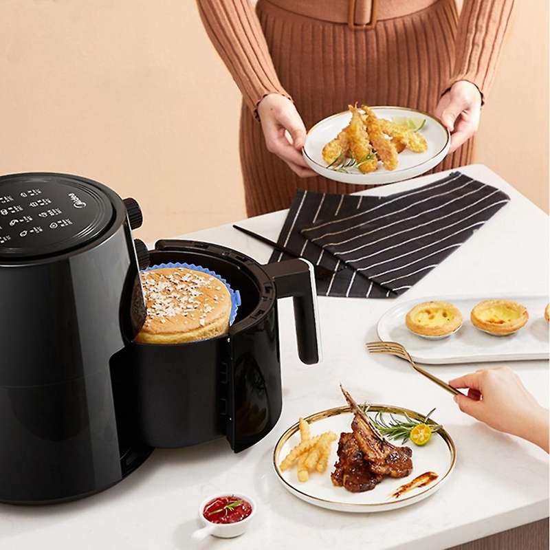 Silicone Air Fryer Accessories Insulation Pad Reusable Baking Tool D