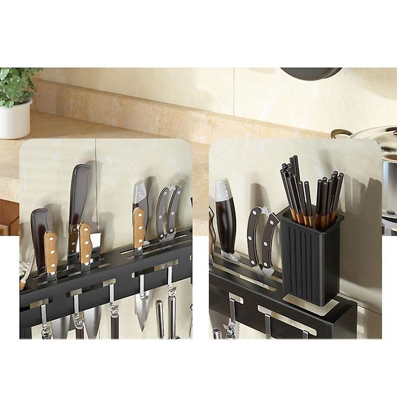 Multi Function Wall Mounted Knife Holder for Restaurant Counter