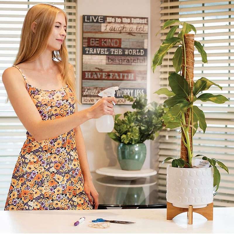 Moss Poles for Climbing Plants - Pack Of 2 16 Inch Coco Coir Poles