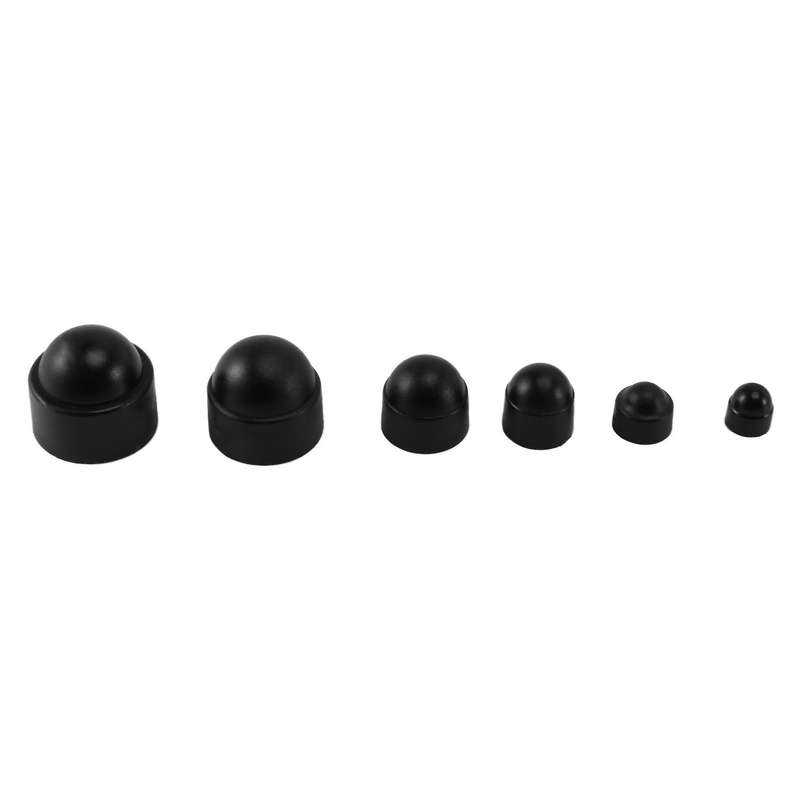 145 Pcs Hex Nut Cover Protective M4-m12 Bolt Cap Caps Covers