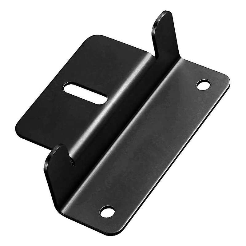 Solar Panel Mounting Z Bracket for Rv, Boat, Caravans, 4 Pack, Black