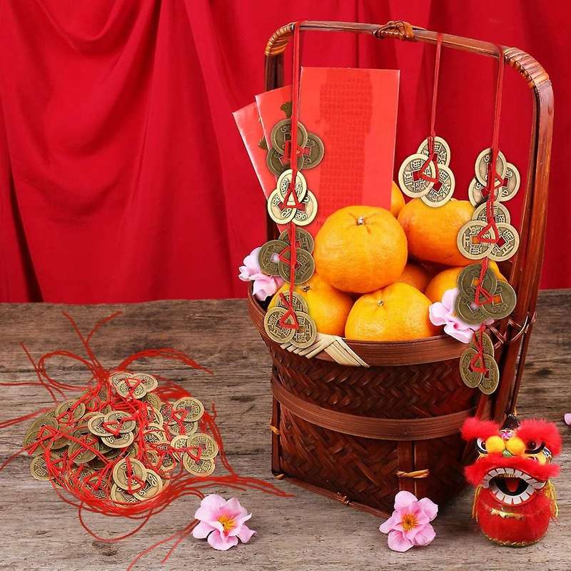 30pcs Chinese Fortune Coins Feng Shui Coins I-ching Coins