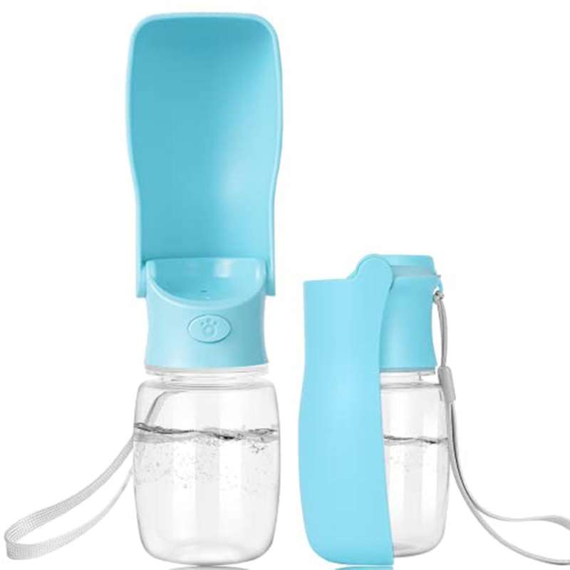 Foldable Dog Water Bottle,for Dog Car Travel, Walking, Hiking -blue