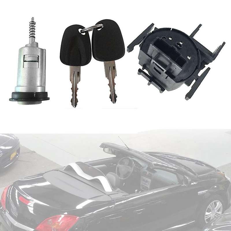 09115863 Ignition Switch with 2 Keys for Opel Ascona C Vauxhall Corsa