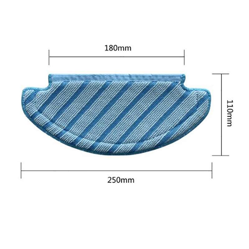 5 Pcs Vacuum Cleaner Mop Cleaning Cloths for Ecovacs Deebot T8 Vacuum