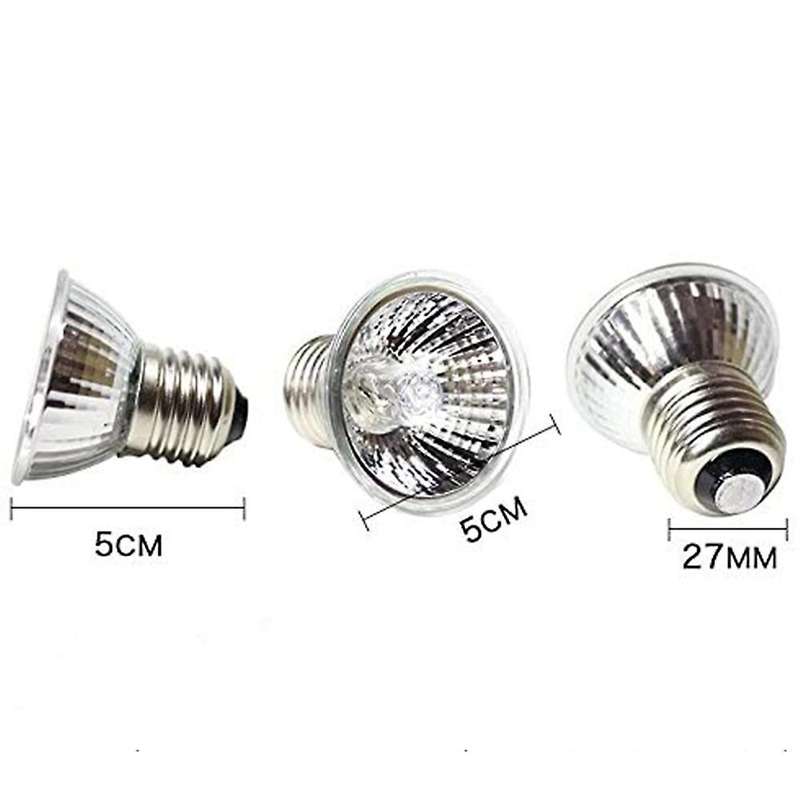 4-pack 25w Uva + Uvb Full Spectrum Sun Lamp for Lizard Reptiles