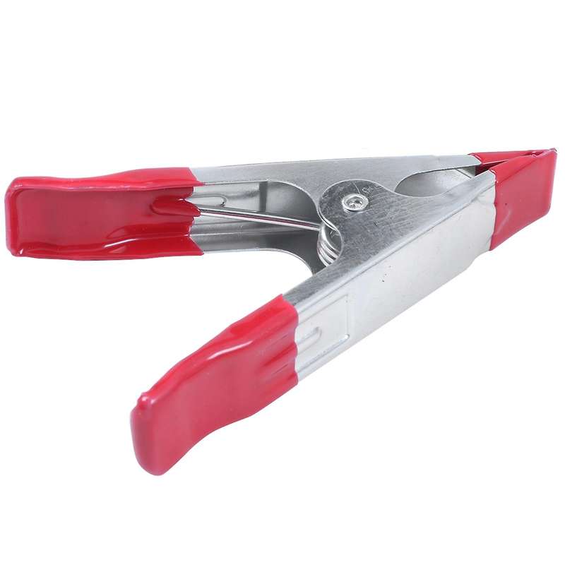 10pcs 4 Inch Metal Heavy Duty Spring Clamps Crocodile Clip Red Tools