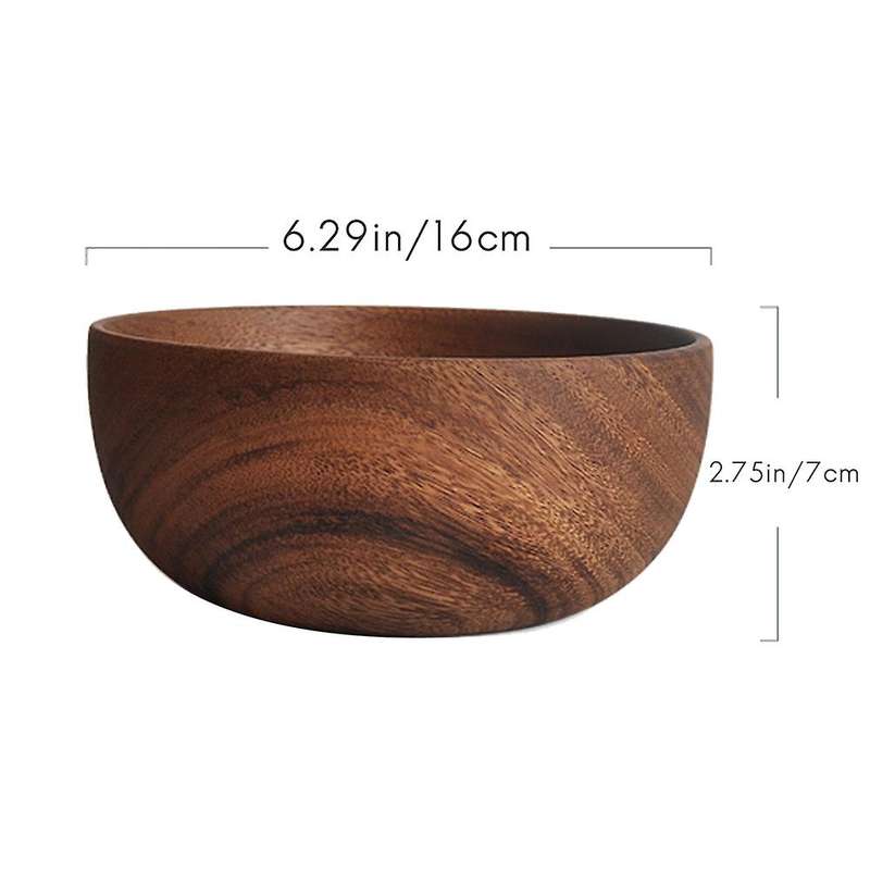Solid Wood Dishes, Tableware, Salad Bowls B