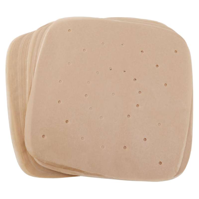 Air Fryer Parchment Paper White Square Air Fryer Lining / Steamed-a