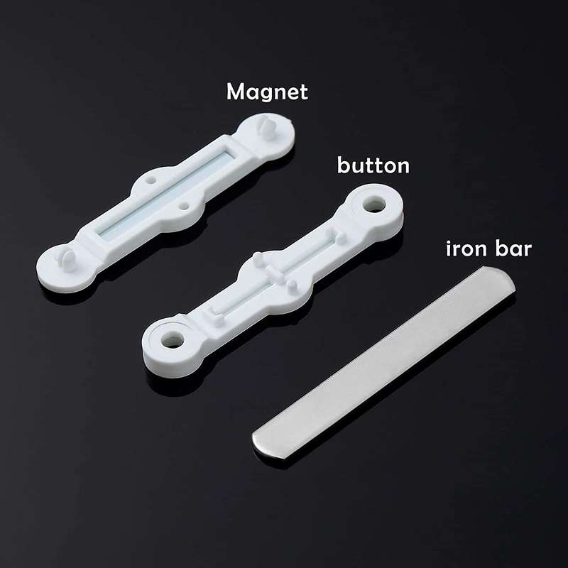 12pcs Strip Magnets Self-adhesive Magnetic Strip Set for Diy Fly Nets