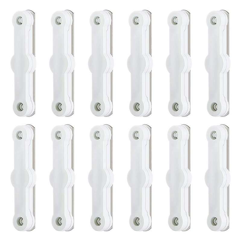 12pcs Strip Magnets Self-adhesive Magnetic Strip Set for Diy Fly Nets