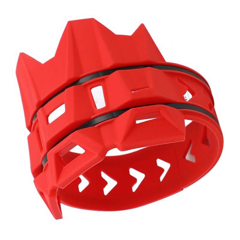 Motorcycle Anti-ironing Muffler Protective Insulation Ring(red)