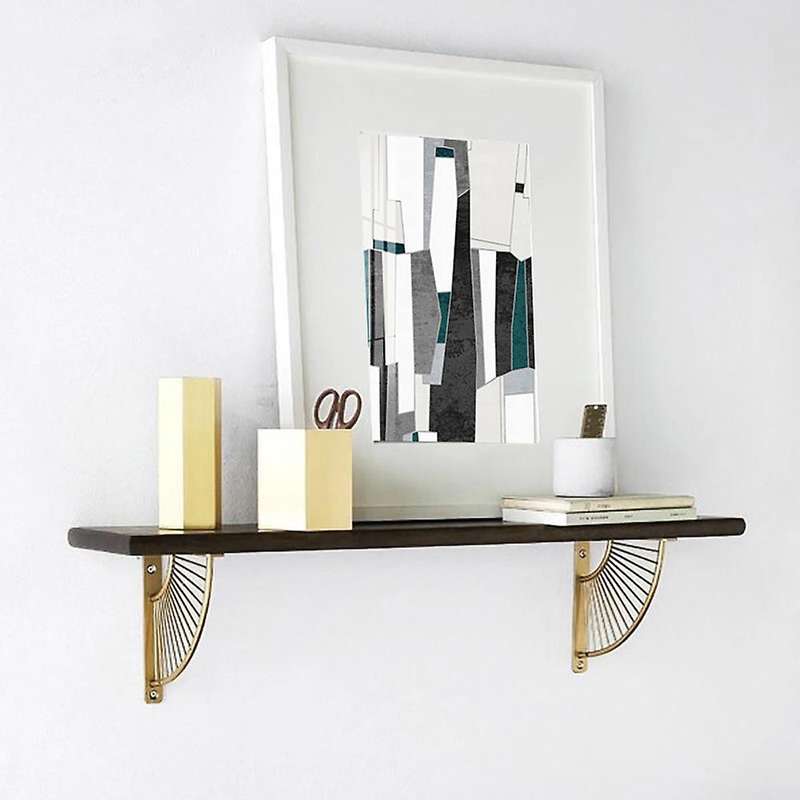 Wall Hanging Decor Sector Bracket Metal Craft Bracket for Home Office