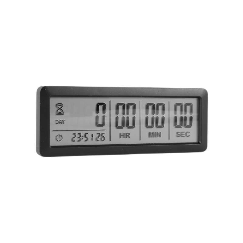 999 Days Count Down Clock Timer for Graduation Lab Kitchen (black)