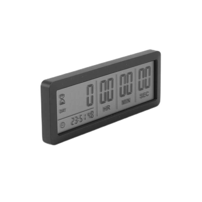 999 Days Count Down Clock Timer for Graduation Lab Kitchen (black)