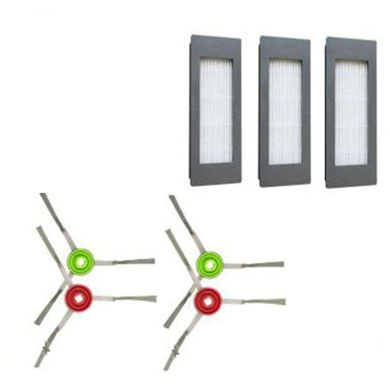 8pcs New Roller Brush Side Brush Filter for Ecovacs Deebot Ozmo 900