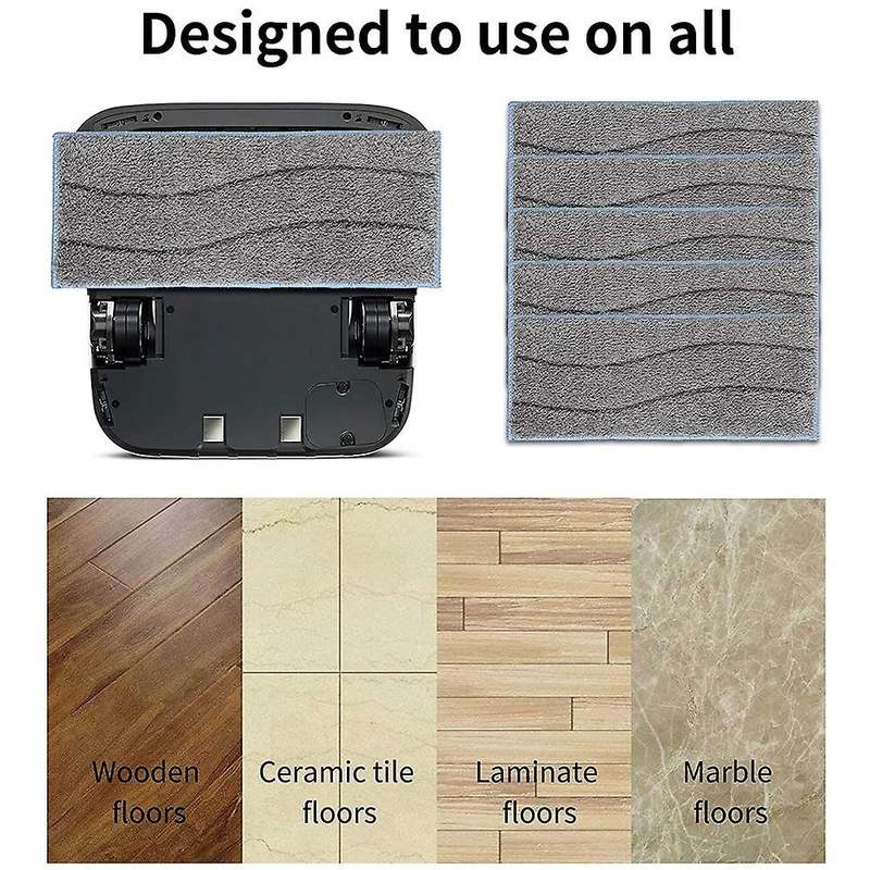 Washable and Reusable Wet Mopping Pads 5 Pack