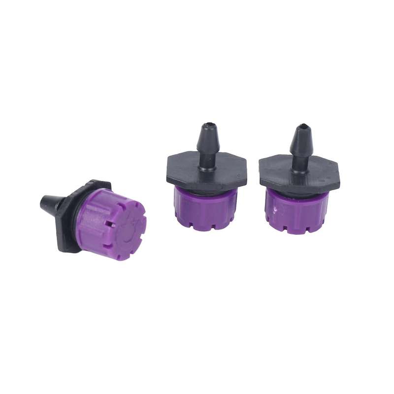 200pcs 1/4inch Adjustable Drip Irrigation System Watering Sprinklers