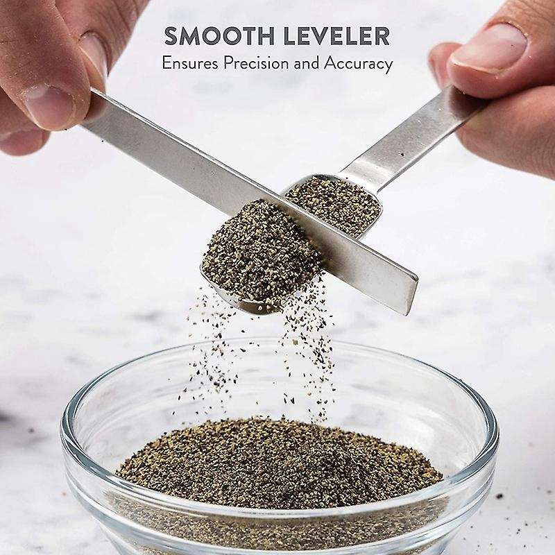 Measuring Spoons Set - 7-piece Kitchen Measuring Spoons with Leveler