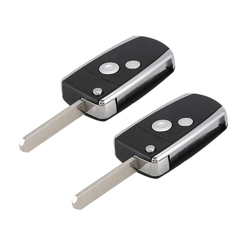 2x 2 Buttons Remote Key Case for Honda Civic Crv Jazz Accord Odyssey