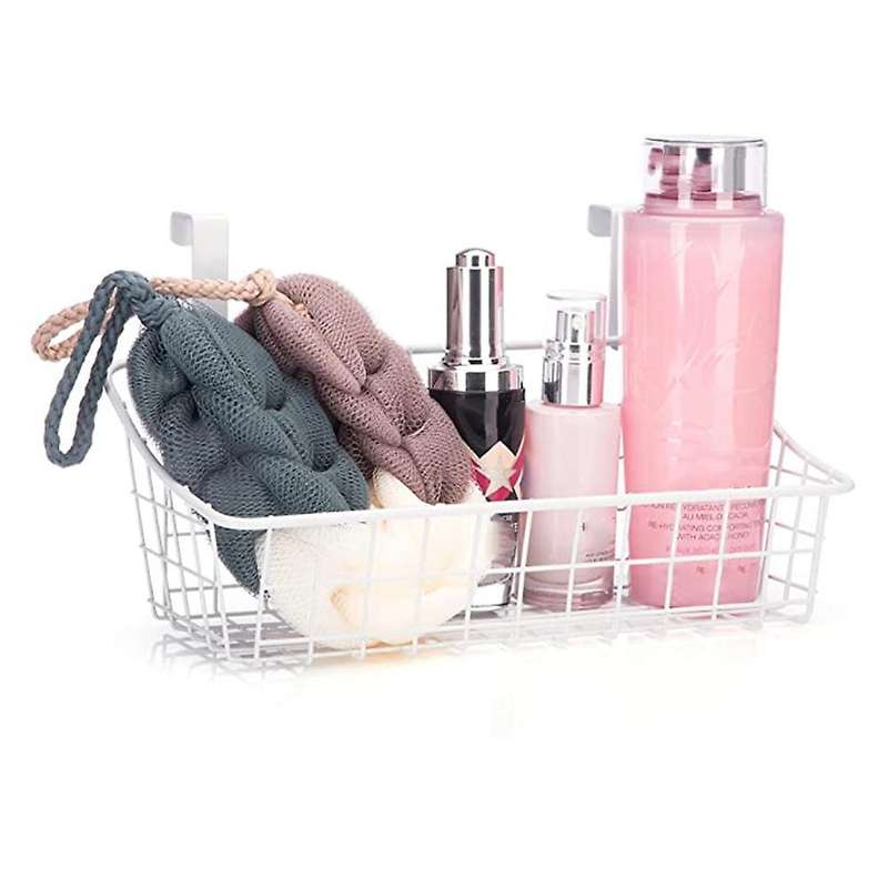 Basket with Hook, Hang It Behind A Door Or On A Railing, Champagne