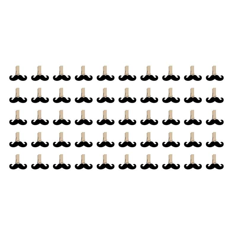 50 Pcs Wood Clips for Hang Pictures Display Home Decoration Diy Art