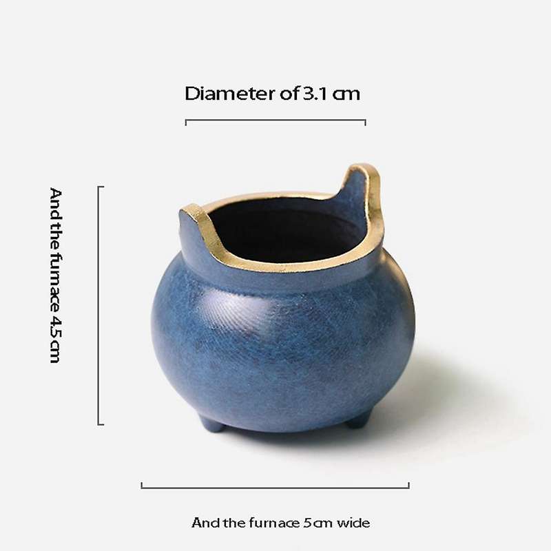 Incense Burner Incense Holder Made Of Brass with Incense Insert(c)