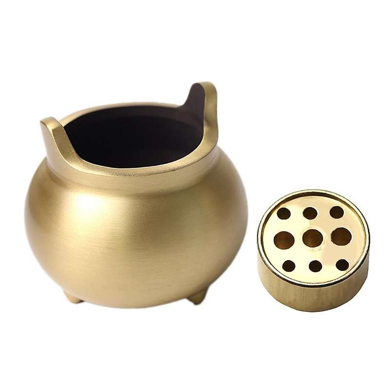Incense Burner Incense Holder Made Of Brass with Incense Insert(c)