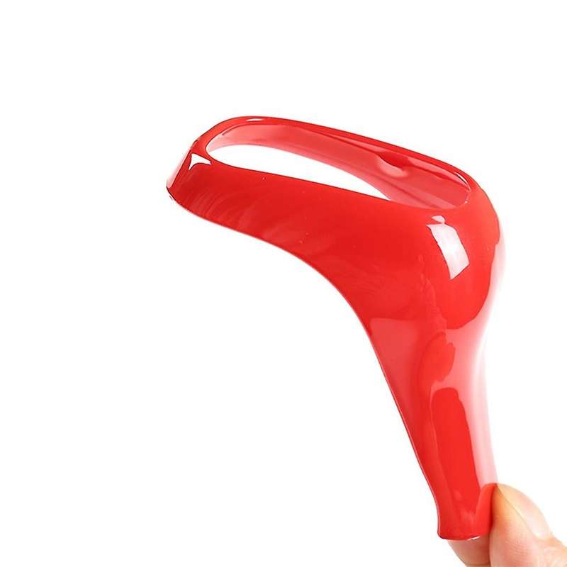 Car Red Gear Shift Knob Cover Trim for Toyota-tundra 2014-2021