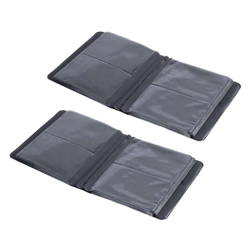 2x Mini Photo Album 64 Slots for Mini Film Camera-black