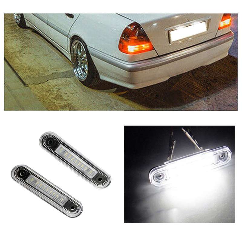 Car A1248200256 Led License Number Plate Light Rear Tail Lamp