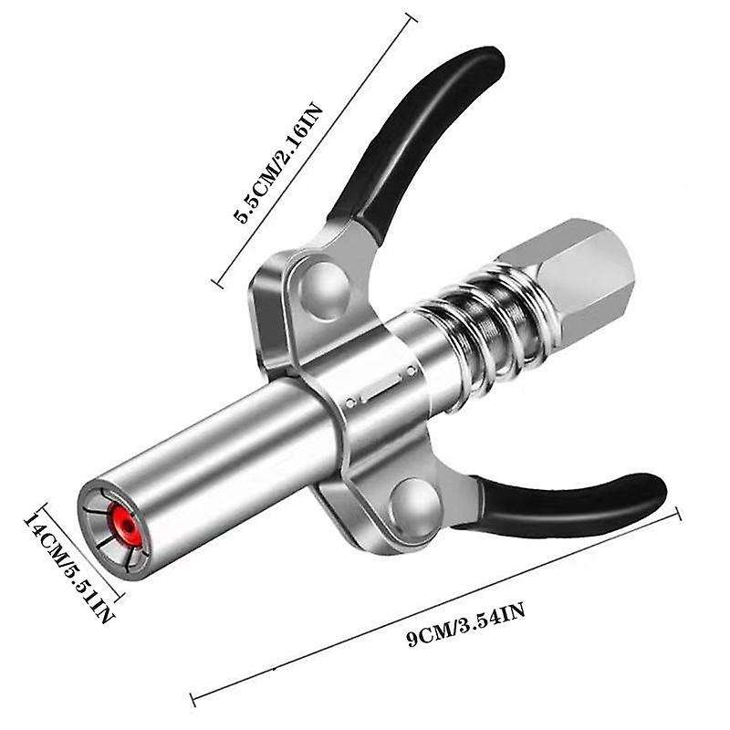 Grease Coupler with 30cm Hose Gear Grease Nozzle 10000psi