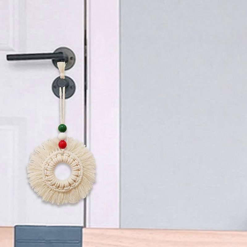 4pcs Macrame Door Handle Swing Rope Wall Hanging Decorative