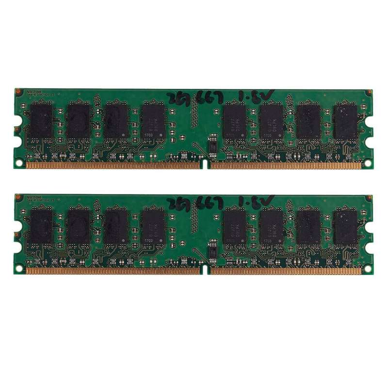 2x 2gb Ddr2 Pc2-5300 667mhz 240pin 1.8v Desktop Dimm Memory Ram