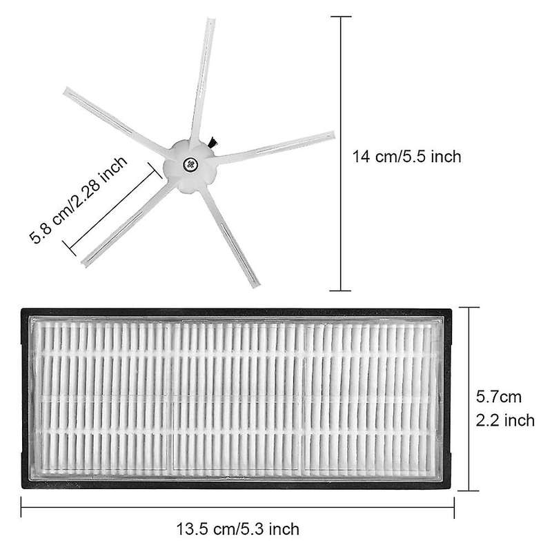 9 Pack Parts Accessories for Xiaomi Roborock S7 S7 Plus T7s T7s Plus