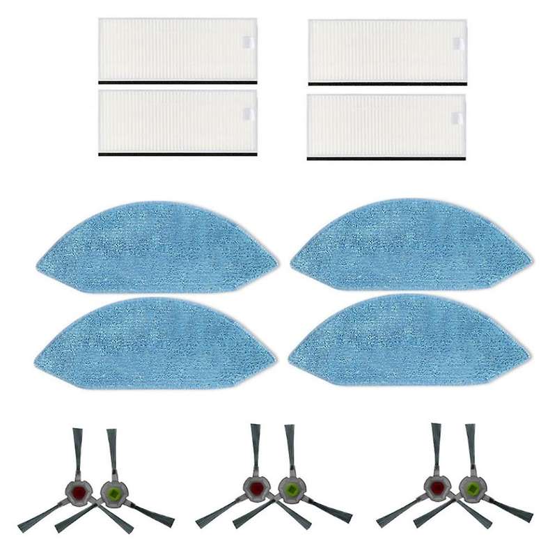 Brush Hepa Filter Mop Cloth Wipes Side Brush for Ecovacs Deebot