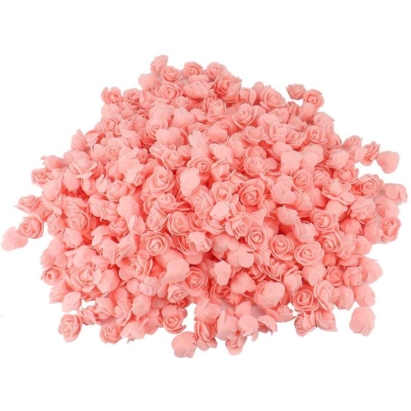 500 Roses 3.5cm Foam Wedding Decoration Diy Box Artificial,flesh Pink