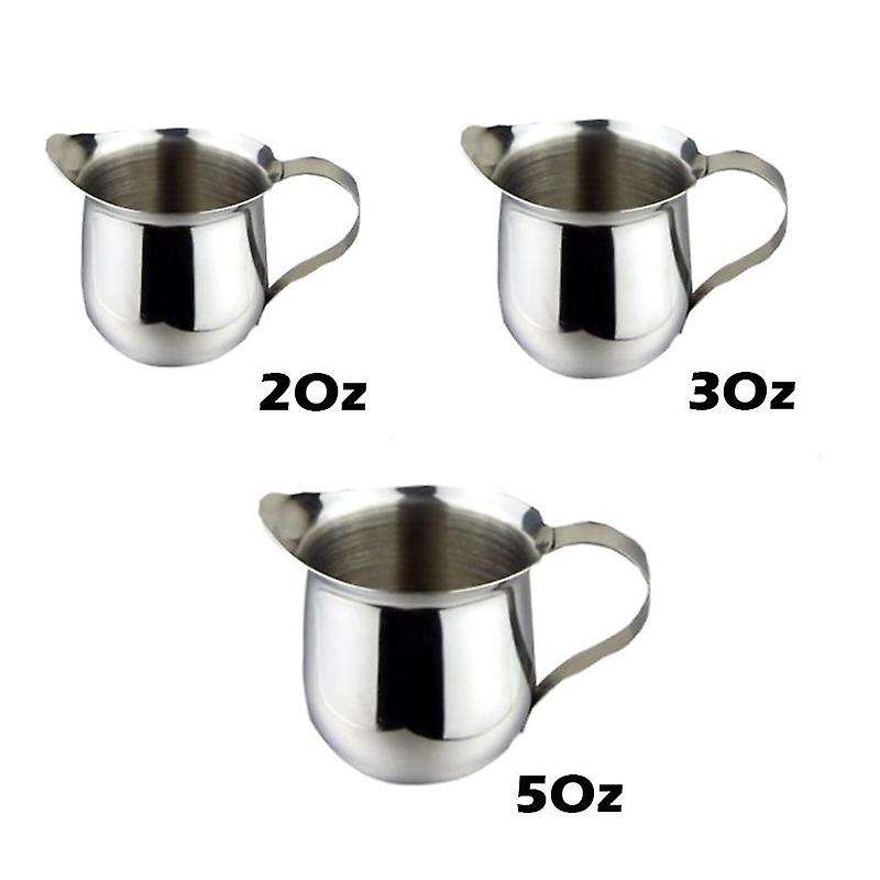 Stainless Steel Bell Creamer Espresso Shot Frothing Pitcher Cup